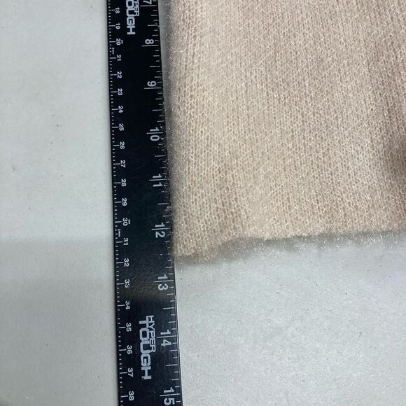 STEVE MADDEN Women’s Long Cardigan Sweater Shrug Size OSFM Cream & Tan - Picture 7 of 11